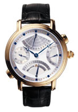 Maurice Lacroix Masterpiece Calendrier Retrograde 18kt Rose Gold. Style #: mp7018-pg101-930. . Swiss Made. 