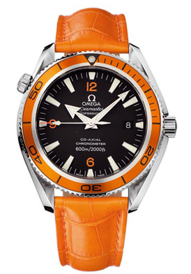 New Omega Seamaster Planet Ocean Style #: 2909.50.38. .  